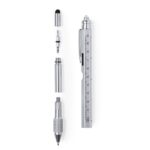 MP3317620 boligrafo multifuncion plateado acero inox 4