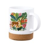 MP3318200 taza sublimacion blanco ceramica corcho 3