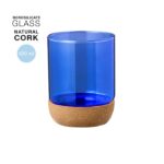 MP3318260 vaso azul cristal borosilicato corcho 2