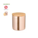 MP3319410 vela aromatica rosa aluminio bambu 2