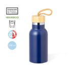 MP3322060 bidon termico plateado acero inox bambu 2