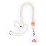 MP3323020 lanyard soporte natural claro algodon bambu 3