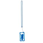 MP3323050 lanyard soporte azul silicona 1