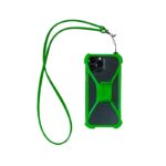 MP3323110 lanyard soporte verde silicona 3