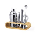 MP3324560 set coctel transparente bambu acero inox 3