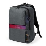 MP3326100 mochila gris poliester 600d rpet 3