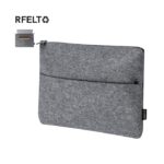 MP3327200 funda ordenador portatil gris fieltro rpet 2