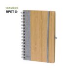 MP3327600 libreta gris bambu poliester rpet 2