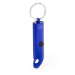 MP3328000 llavero linterna azul aluminio reciclado 1