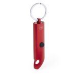 MP3328030 llavero linterna rojo aluminio reciclado 1