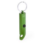 MP3328040 llavero linterna verde aluminio reciclado 1
