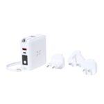 MP3328570 adaptador viaje multifuncion blanco cargador inalambrico 15w magnetico power bank 10000 ma 3
