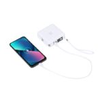 MP3328570 adaptador viaje multifuncion blanco cargador inalambrico 15w magnetico power bank 10000 ma 4