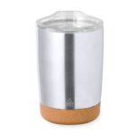 MP3328580 vaso termico plateado acero inox reciclado corcho 1