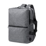 MP3328840 mochila portadocumentos gris poliester 600d rpet 4