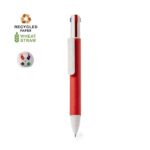 MP3329680 boligrafo rojo papel reciclado caa de trigo abs 2