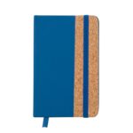MP3330300 bloc notas azul corcho polipiel 1