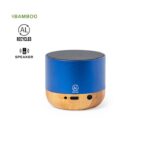MP3330960 altavoz plateado aluminio reciclado bambu 2