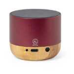 MP3330960 altavoz plateado aluminio reciclado bambu 3