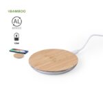 MP3340550 cargador plateado aluminio reciclado bambu 2