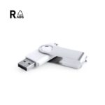 MP3340680 memoria usb blanco abs reciclado 2