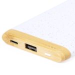 MP3340800 power bank blanco caa de trigo abs bambu 5