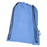 MP3341670 mochila de cuerdas de rpet 5l azul 190t poliester reciclado 1