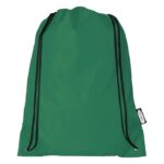 MP3341690 mochila de cuerdas de rpet 5l verde 190t poliester reciclado 2