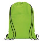 MP3341750 bolsa termica con cuerdas con capacidad para 12 latas verde 210d poliester 3