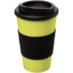 MP3342330 vaso termico de 350 ml con agarradera verde plastico pp plastico de silicona 1