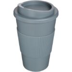 MP3342380 vaso termico de 350 ml con agarradera gris plastico pp plastico de silicona 1