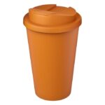 MP3343410 americano vaso termico de 350 ml con tapa antigoteo naranja polipropileno reciclado plasti 1