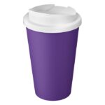 MP3343460 americano vaso termico de 350 ml con tapa antigoteo purpura polipropileno reciclado plasti 1