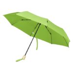MP3343540 paraguas plegable de 21 de pet reciclado resistente al viento verde poliester de tafetan d 1