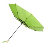 MP3343540 paraguas plegable de 21 de pet reciclado resistente al viento verde poliester de tafetan d 4