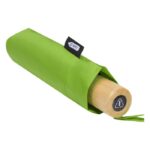MP3343540 paraguas plegable de 21 de pet reciclado resistente al viento verde poliester de tafetan d 6