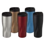 MP3343870 vaso con aislamiento al vacio de cobre de 450ml rojo acero inoxidable plastico pp plastico 2