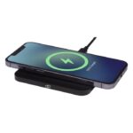 MP3344000 base de carga inalambrica de primera calidad de 15w negro aleacion de zinc simil piel de p 1