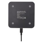 MP3344000 base de carga inalambrica de primera calidad de 15w negro aleacion de zinc simil piel de p 6
