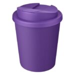 MP3344240 vaso reciclado de 250ml con tapa antigoteo purpura polipropileno reciclado plastico pp 1