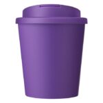 MP3344240 vaso reciclado de 250ml con tapa antigoteo purpura polipropileno reciclado plastico pp 2