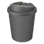 MP3344270 vaso reciclado de 250ml con tapa antigoteo gris polipropileno reciclado plastico pp 1