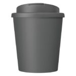 MP3344270 vaso reciclado de 250ml con tapa antigoteo gris polipropileno reciclado plastico pp 2