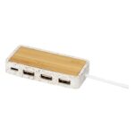 MP3345600 hub usb 20 natural piedra caliza madera de bambu 1