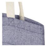 MP3347530 bolsa tote de algodon reciclado de 150 gm con bolsillo delantero de 9 litros azul 80 algod 6