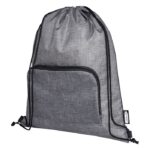 MP3347580 bolsa con cordon plegable reciclada de 7l gris 210d poliester pet reciclado 1