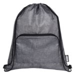 MP3347580 bolsa con cordon plegable reciclada de 7l gris 210d poliester pet reciclado 2