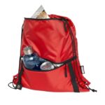 MP3347600 bolsa con cordon aislada y reciclada de 9l rojo 210d poliester pet reciclado 4