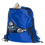 MP3347610 bolsa con cordon aislada y reciclada de 9l azul 210d poliester pet reciclado 3