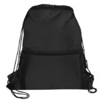 MP3347630 bolsa con cordon aislada y reciclada de 9l negro 210d poliester pet reciclado 2